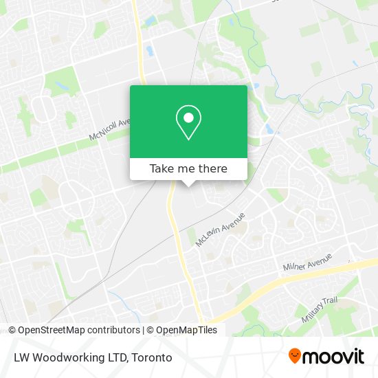 LW Woodworking LTD map