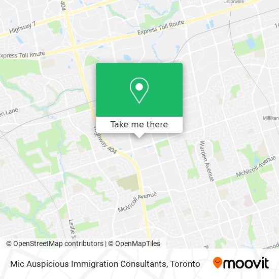 Mic Auspicious Immigration Consultants map