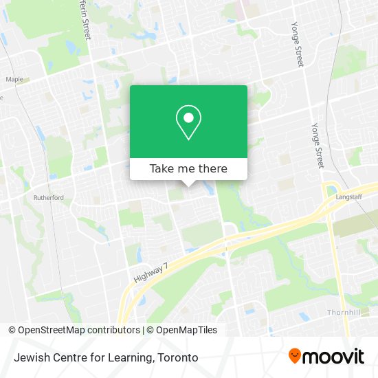 Jewish Centre for Learning map