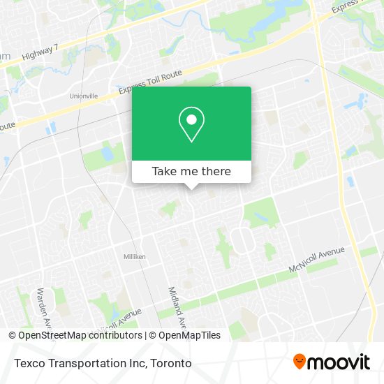 Texco Transportation Inc map