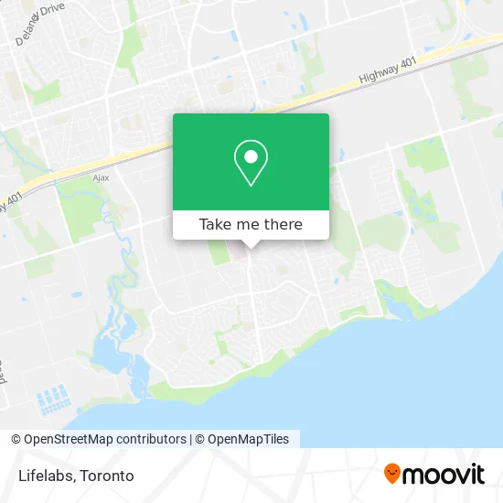 Lifelabs map