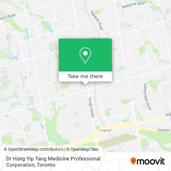 Dr Hung Yip Tang Medicine Professional Corporation map