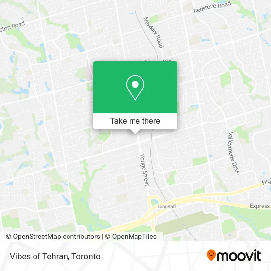 Vibes of Tehran map