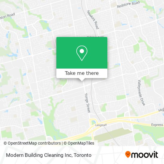 Modern Building Cleaning Inc map