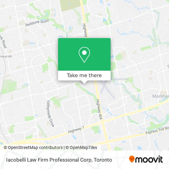Iacobelli Law Firm Professional Corp map