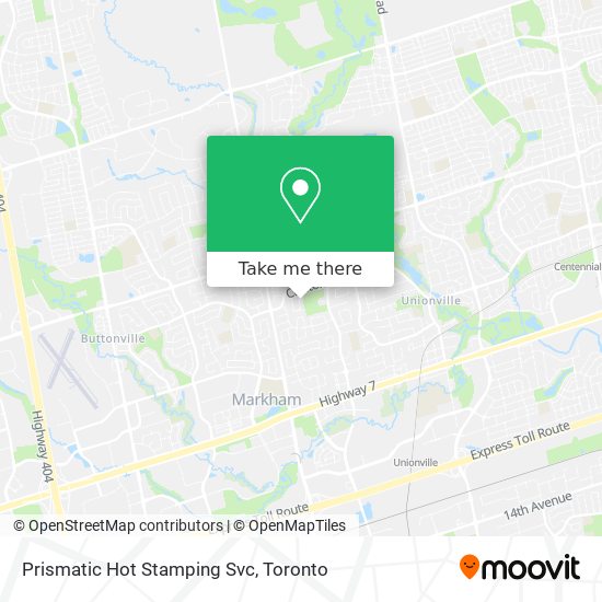 Prismatic Hot Stamping Svc map