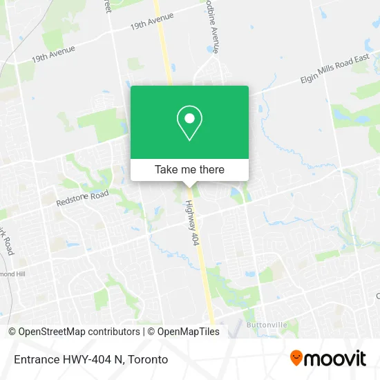 Entrance HWY-404 N map