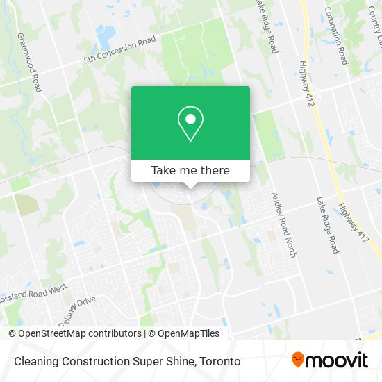 Cleaning Construction Super Shine map