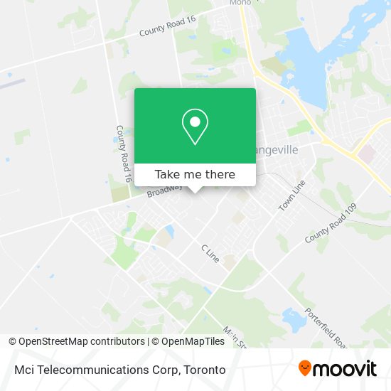 Mci Telecommunications Corp map