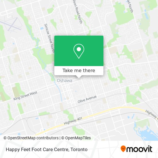Happy Feet Foot Care Centre map