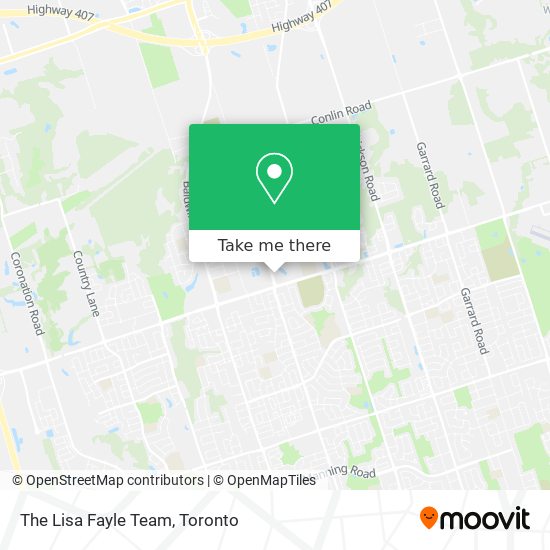 The Lisa Fayle Team map