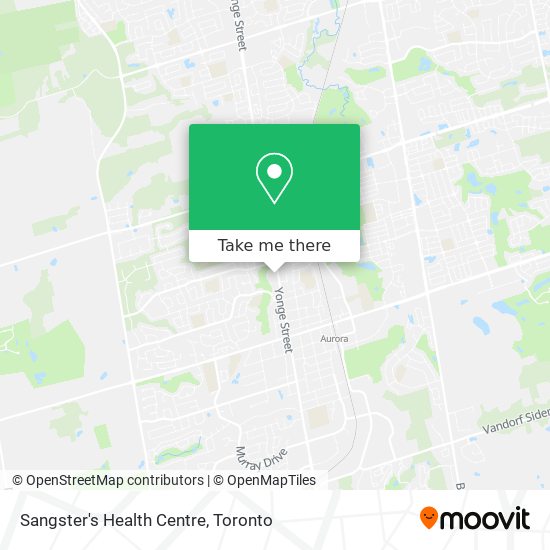 Sangster's Health Centre map