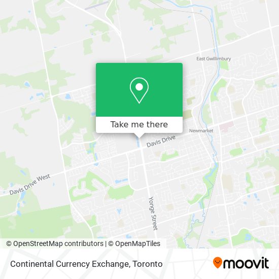 Continental Currency Exchange map