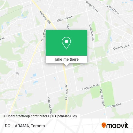 DOLLARAMA map