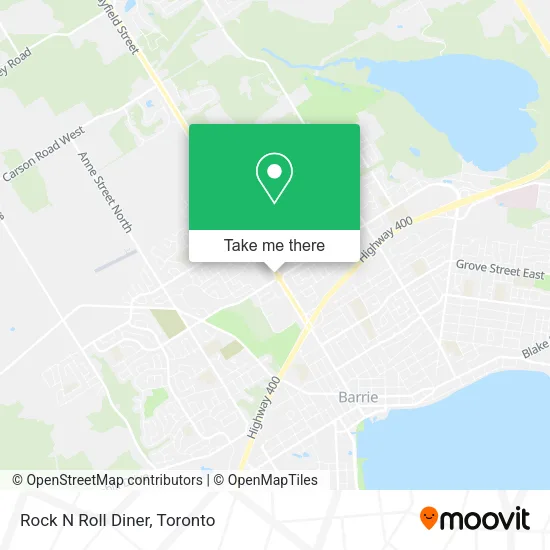 Rock N Roll Diner map