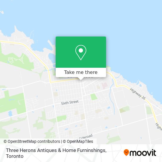 Three Herons Antiques & Home Furninshings plan