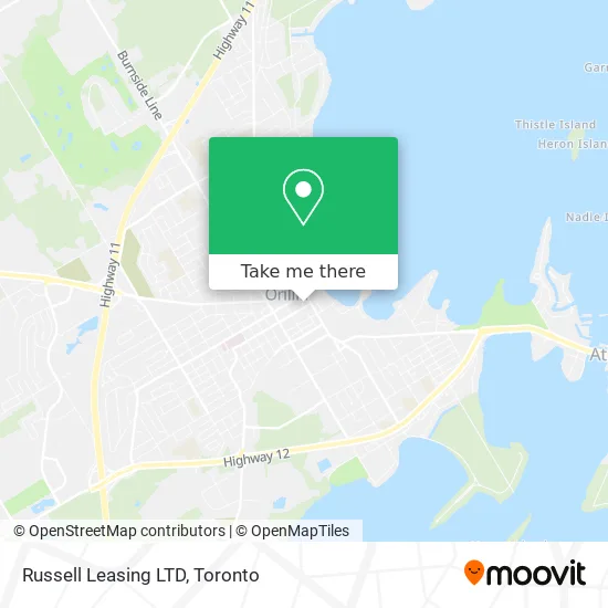 Russell Leasing LTD map