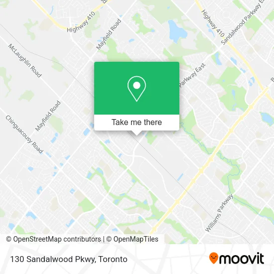 130 Sandalwood Pkwy map