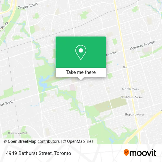 4949 Bathurst Street map