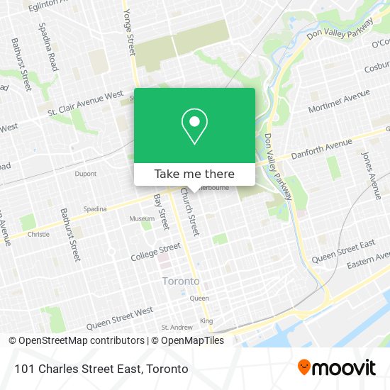 101 Charles Street East map