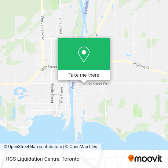 RGS Liquidation Centre map
