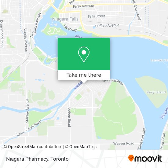 Niagara Pharmacy map