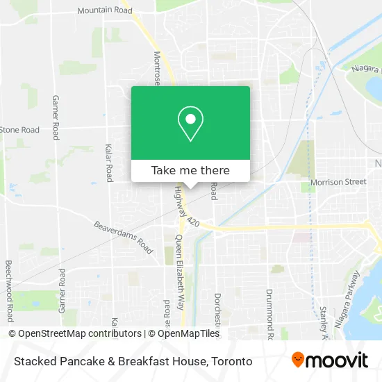 Stacked Pancake & Breakfast House map