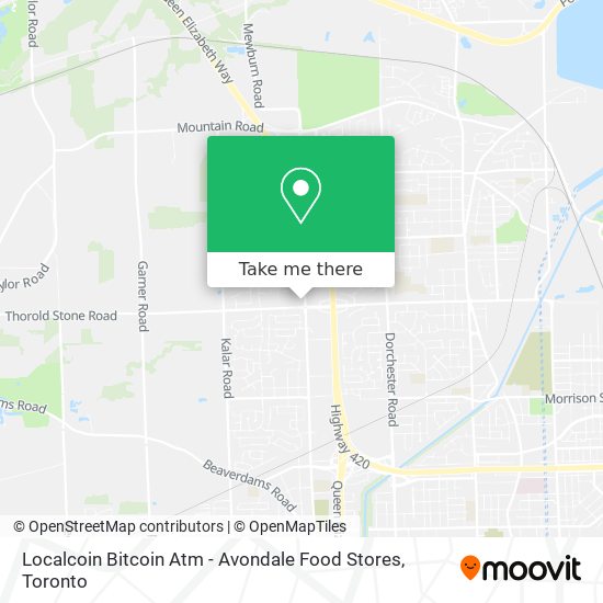 Localcoin Bitcoin Atm - Avondale Food Stores map