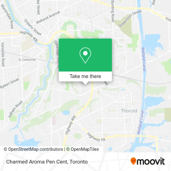 Charmed Aroma Pen Cent map