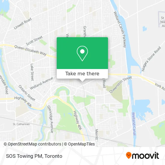 SOS Towing PM map