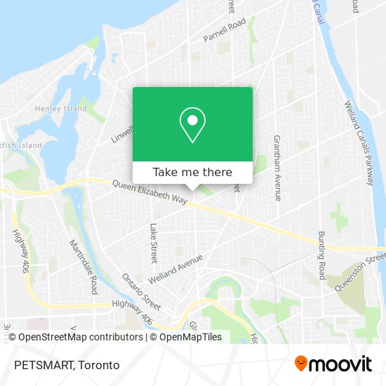 PETSMART map