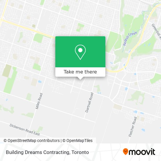 Building Dreams Contracting map