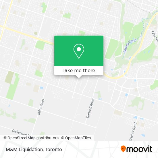 M&M Liquidation map