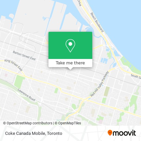 Coke Canada Mobile map