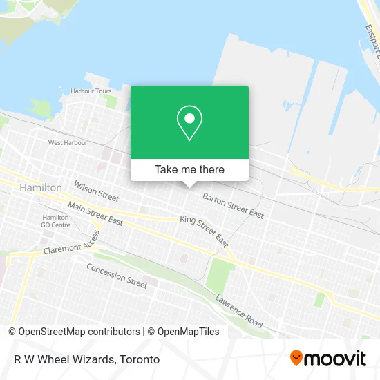 R W Wheel Wizards map