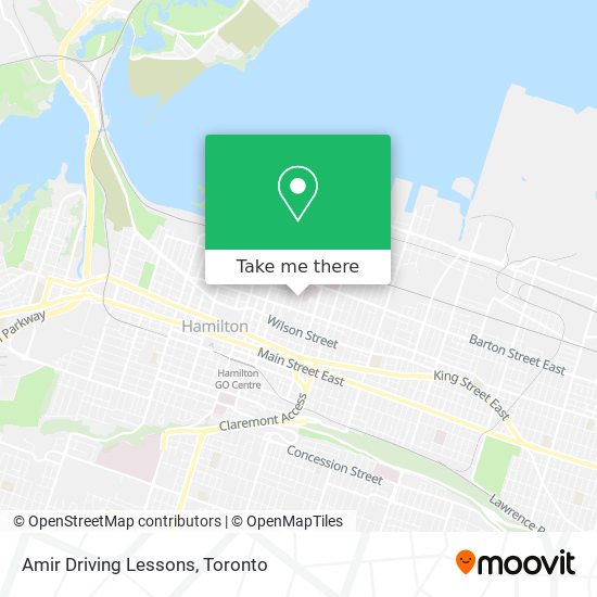 Amir Driving Lessons map