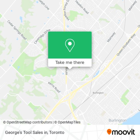 George's Tool Sales in map