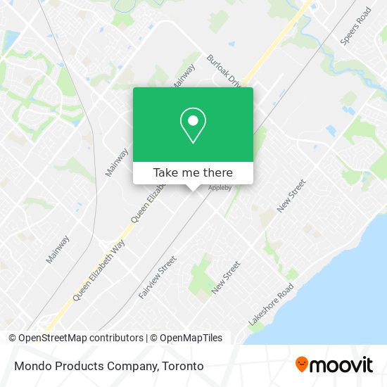 Mondo Products Company map