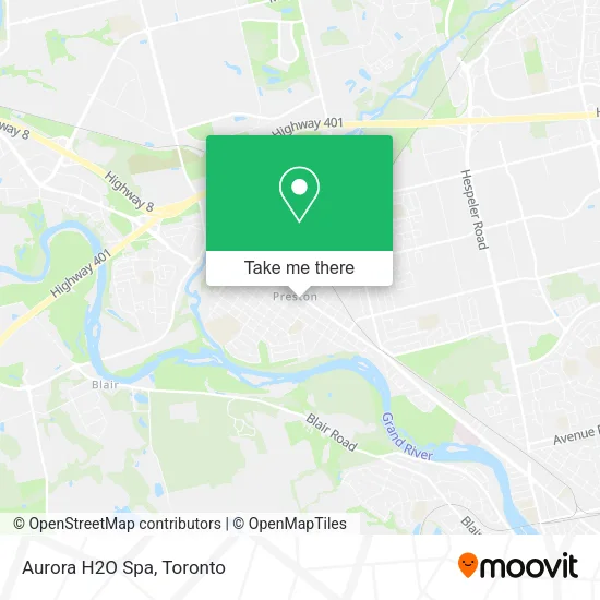 Aurora H2O Spa plan