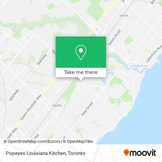 Popeyes Louisiana Kitchen map