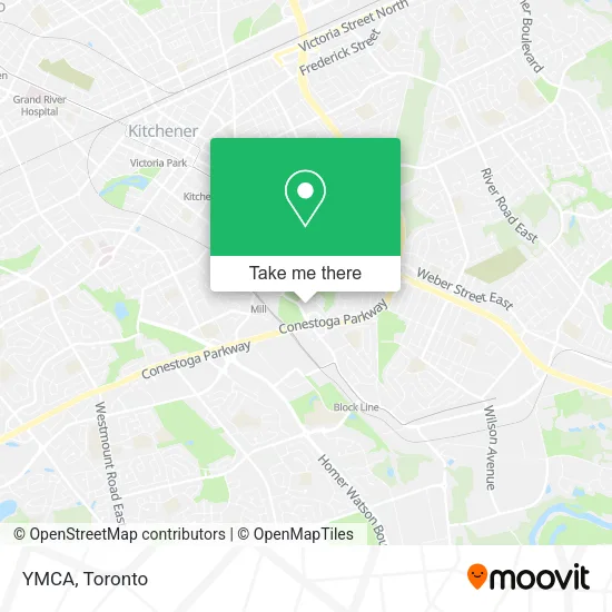 YMCA map