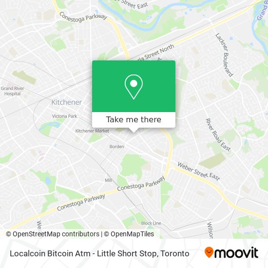 Localcoin Bitcoin Atm - Little Short Stop map