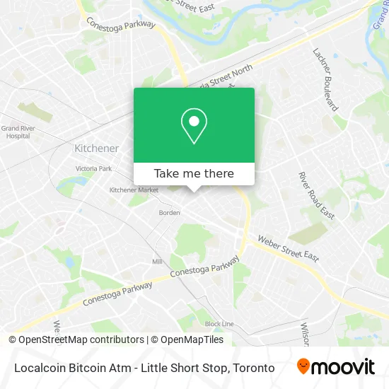 Localcoin Bitcoin Atm - Little Short Stop map
