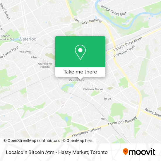 Localcoin Bitcoin Atm - Hasty Market map