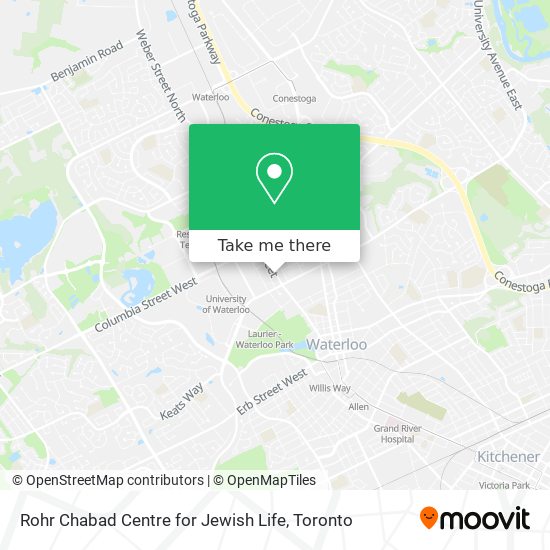 Rohr Chabad Centre for Jewish Life map