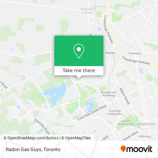 Radon Gas Guys map