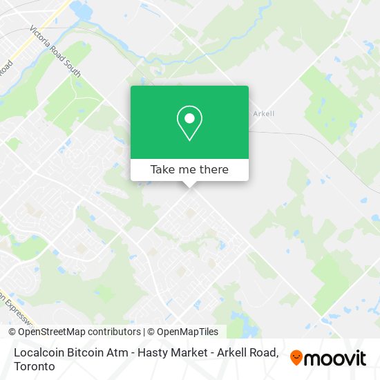 Localcoin Bitcoin Atm - Hasty Market - Arkell Road plan