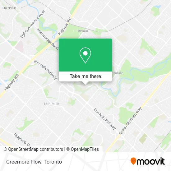 Creemore Flow map