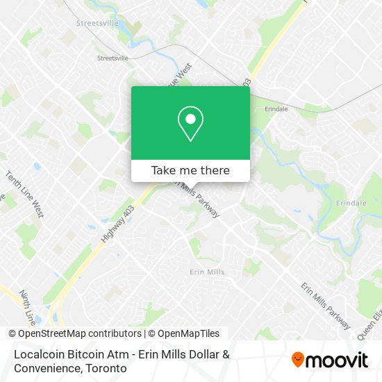 Localcoin Bitcoin Atm - Erin Mills Dollar & Convenience plan