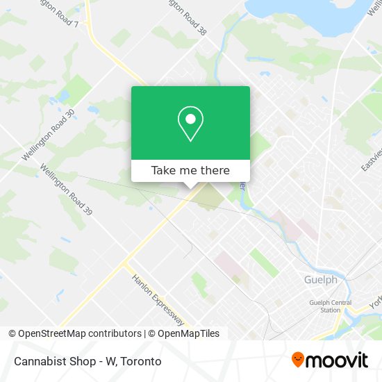 Cannabist Shop - W map